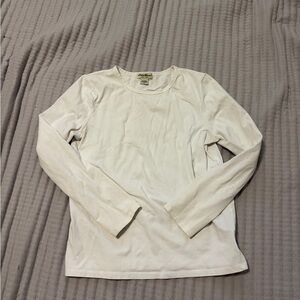 Eddie Bauer White Long Sleeve Top